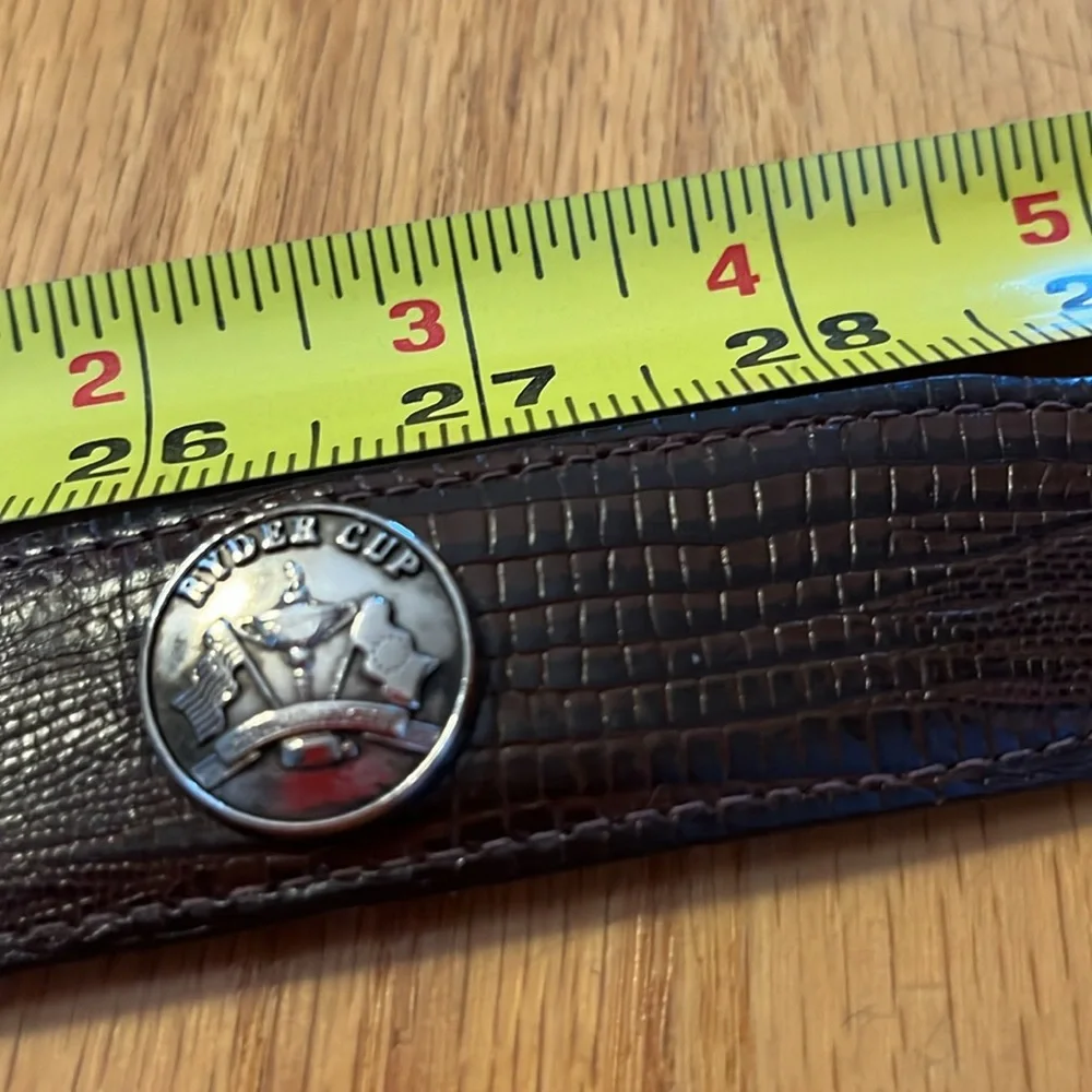 YRI lizard belt NWT made in USA Ryder Cup size 30 concho golf